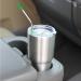 Stainless Steel Drinking Straws Metal Reusable Straws with Brushes and Tip Cover for 30oz Tumbler Rambler Cups - Buy Online on GoSupps.com