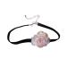 KUAIYIJU Furry Ball Flower Necklace Velvet Flower Pendant Adjustable Clavicle Chain Floral Necklaces Lightweight Jewelry