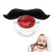 Vincent Bart Schnuller Orthodontic Mustache Pacifier for Toddlers | Soft Silicone Baby Pacifier - Safe & Unisex - Buy Online on GoSupps.com