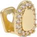 Shining Single Hip Hop False Tooth Halloween Festival Hip Hop Tooth Decoration for Men Women (Gold) - Buy Online on GoSupps.com