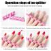 Weddhuis 6-Piece Cotton Peach Herz Toe & Finger Separator Set | Ideal for Nail Art Pedicure & Gel Application - Buy Online on GoSupps.com