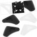 Shop Housoutil 20 Pair Foot Covers for Glasses | Slipproof Silicone Frame & Ear Pad Holders - International Shipping Available - Buy Online on GoSupps.com