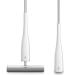 qiwip Sponge Mop for Floor Cleaning (All Floors) | Automatic Self Wringing Roller for Hands-Free Squeezing | Minimalist Standing Retractable Design | Always-Soft Sponge Head with Silicone Oil