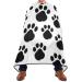 Waterproof Barber Cape -Dog's Paw Cheetah Haircut Bib for Men Unisex Hair Cutting Cape(8rp1a)