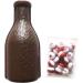 Ispiro Billiard Kelly Pool Shaker Bottle with 16 Numbered Marbles | Brown Bottle | Red and White Tally Peas/Balls - Buy Online on GoSupps.com