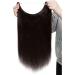 16" One Piece Hair Extension Human Hair No Clip in 100% Remy Invisible Secret Wire Hair Extensions Headband Real Hair Pieces for Women Straight (60g #2 Dark Brown) 16 Inch #2 Dark Brown - Buy Online on GoSupps.com