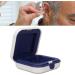 Hearing Aid Storage Case Hearing Aid Case Hearing Aid Storage Box Hearing Aid Box Large Capacity Compact Portable Protective Sturdy Silicone Lining White - Buy Online on GoSupps.com