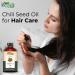 Chili Seed Oil | Pure & Natural Carrier Oil for Hair Care & Massage - 118ml (Capsicum Frutescens) - International Shipping Available - Buy Online on GoSupps.com