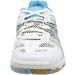 Asics GEL-TACTIC Women's Volleyball Shoes - 43.5 EU - White Silver Blue - International Shipping Available - Buy Online on GoSupps.com