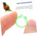 BCOATH 600 pcs Yellow Birds Parrots Chicken Household Supplies Escape Parrot for Pigeons Anti Bantam Colorful Poultry Professional Quail Pet Bird Leg Classification Small Dove Colored Tabs 1.3X1.3X0.5CMx2pcs As Shownx2pcs - Buy Online on GoSupps.com
