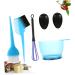 SOLUSTRE 5 pi ces Set de Outils de Coloration Cheveux Professionnel Bleu avec Bol Gradu Antid rapant Pinceau Poils Mixtes et Accessoires Durables pour Salon et Usage Domestique - Buy Online on GoSupps.com