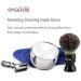 Anbbas Black Aluminum Alloy Safety Razor - Double Edge Shaving for Men & Women | Anti-Skid Handle & 10 Replacement Blades - Buy Online on GoSupps.com