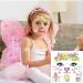 COOLI Kids Temporary Face Tattoo Sticker Set - 12 Sheets Carnival Party Animal Theme for Boys & Girls - Unicorn, Mermaid, Butterfly Designs - Buy Online on GoSupps.com