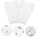 minkissy 4 Pairs Nail Gloves Uv Gloves for Gel Manicures Uv Lamp Glove for Gel Nails Fingerless Anti Uv Glove Protection Gloves for Manicures Light Polyester Miss Pattern White - Buy Online on GoSupps.com