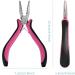 Remover Plier Hair Capsules Tongs 3 Holes Mini Plier for Micro Nano Ring Hair Extensions Applicates 1Pc Hair Extension Pliers Hair Extension Pliers (Color : Red-01) - Buy Online on GoSupps.com
