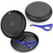 2 Aligner Cases with 2 Aligner Removal Tools Solid Orthodontic Retainer Case with Strong Magnetic Closure Compatible with Invisalign Aligner and Mouth Guard