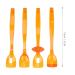 Buy Tongue Muscle Trainer - 4pcs Lip & Tongue Rehabilitation Device (Large Orange) | International Shipping Available - Buy Online on GoSupps.com