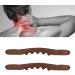 2pcs Wooden Gua Sha Stick Set - Massage Points for Home Relaxation | Natural Wooden Scraping Stick - Buy Online on GoSupps.com