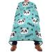 Waterproof Barber Cape -Cute Panda Bear Cheetah Haircut Bib for Men Unisex Hair Cutting Cape(8rp1a)