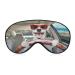 LynaRei Funny Dog Drives A Car Sleep Mask Blindfold Funny Animals Dog Pet Dog Adjustable Super-Smooth Soft Eye Mask Cover for Men Women Travel and Nap Style-4