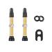 HZJD 2PCS Tubeless Valves, Quality Brass Tubeless Valve Stem(40 mm), 1PSC Valve Core Remover Tool