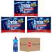 Crystale 3 x 2kg Dishwasher Salt Bundled with Crystale Rinse Aid Blue (500ml) Limescale Cleaner Kitchen Household Watermarks Remover (6kg) (3pack) - Buy Online on GoSupps.com