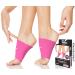 Physix Gear Foot bandage midfoot Immediate pain relief for flat foot spreading foot heel spur plantar fasciitis fubandage middle fu with foot gap support flats pink s |5 "-8" Arch Circumference Pink - (1 pair)
