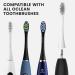Oclean Brush Heads - Professional Clean 2 Pack (White) | High-Quality Replacement Heads for Optimal Oral Care - Buy Online on GoSupps.com