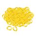 Fenteer 100 St e 2.8 cm chicken rings adjustable fl leg rings foot rings rings with number clip rings clamping rings for chickens goose duck yellow