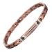 Copper Ankle Bracelet for Women 8.85in Adjustable Length with Crystal Magnetic Anklet Healthy Jewelry Gift (0143)