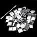 Buy 100 Empty Metal Pans with 26mm Rod - Ideal for Crafting & DIY Projects | International Shipping Available - Buy Online on GoSupps.com