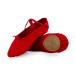 flexdans ballet shoes girls and women ballet slippers with split leather sole for children & adults 34 EU red