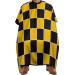 Yellow Black Chessboard Professional Hair Cutting Cape Apron Salon Haircut Barber Hairdressing with Snap Closure