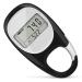 Flintronic 3D step counter with clip pedometer to walk large-scale stepping meter exact pedometer calorie consumption for walking sports for seniors children men #2 black