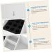 Beavorty 3-St Scissor Socket Hairbrush Holder | Hairdressing Tool & Shear Comb Organizer | Stylish Plastic White Scissor Stand - Buy Online on GoSupps.com