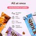 FitnesSHOCK Protein Bar Mix Box 12-Pack Fitness Bars No Added Sugar High 20% Protein Low Carb Almost Sugar-Free (1g) Low Calorie High in Fiber 12x50g Mix Box 50g - Buy Online on GoSupps.com