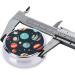 Outer Space Planet Portable Round Pill Box - Lightweight Moisture-Proof Vitamin Organizer | Perfect for Travel & Daily Use - Buy Online on GoSupps.com