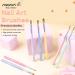 ANGNYA 7Pcs Nail Art Brush Set - Gel Nail Brushes for Nail Art Design and Painting - Ideal for Poly Gel and Acrylic Application - 7 Colors Available - Buy Online on GoSupps.com