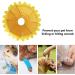SLSON Cat Recovery Collar - Adjustable Soft Pet Cone for Cats and Puppies - Protective Cotton Cone in Yellow - Buy Online on GoSupps.com