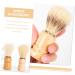 Buy Healvian 2-St Bartbrush - Travel Shaving Brush for Men | Perfect Gift with Wooden Handle & Nylon Wool - Buy Online on GoSupps.com