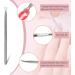 3-in-1 Cuticle Remover & Pusher Tool for Gel Polish Removal - Silver Set - Buy Online on GoSupps.com