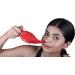 HealthGoodsIn Premium Ceramic Neti Pot - 225ml, Crackle Pattern Red | Handcrafted, Durable & Dishwasher Safe - Buy Online on GoSupps.com