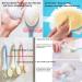 Bath Brush with Curved Long Handle Shower body brush with bristles and Sponge Loofahs Back Scrubber Bath Mesh Sponge for Skin Exfoliating Bath massage bristles (blue) - Buy Online on GoSupps.com