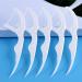 Buy 50/100 Dental Floss Picks & Toothpick Sticks - Interdental Brushes for Healthy Teeth | Free International Shipping - Buy Online on GoSupps.com