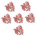 FRCOLOR 6 Pieces 5 Decorative Ornaments DIY Nail Art with Watermelon Nail Decorations for Nail Art Fruit Slices Nail Art 3D Mobile Phone Cases Polymer Clay Crafts Jesus