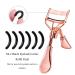Liwein Eyelash Curler with 50 Refill Silicone Pads | Rose Gold Eyelash Tongs for All Eye Shapes | Easy Curling Lure for Women - Buy Online on GoSupps.com