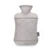 BYXAS Hot Water Bottle with Hand Pocket Cover2.0L BPA Free PVC Water Bag, Odorless Superior Material , Grey Hand-in Pocket Grey