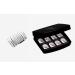 One Two Cosmetics Patented Ultra Lightweight Magnetic Eyelash set  Made in the USA (Natural Half Lash)
