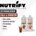Nutrify Vital Fitness Drink 1:80 Syrup Set - Sugar-Free Cola & Strawberry Beverage Concentrate 2x1000ml (160L Low-Calorie Sports Drink) - Buy Online on GoSupps.com