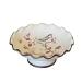 Fruit Bowl Fruit Dish New Chinese Retro Handmade Round Wave Pattern Ceramic Fruit Bowl Living Room Kitchen Decor Fruit Plate Candy Bowl Fruit Plate